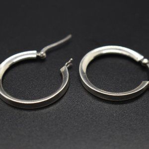 Silver Hoop Earrings